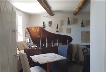 soffitto affrescato di una delle camere da letto Liguria SV 