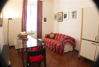 Il pavimento è in cotto, il salone è luminoso con un grande tavolo da pranzo e tv e aria condizionata Lazio RM Roma