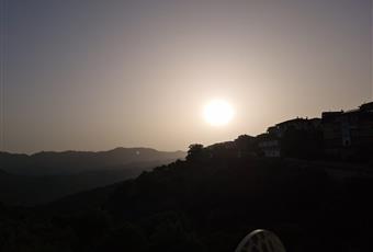 Tramonto panoramico da vista casa Calabria CZ Zagarise