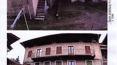 Casa indipendente in pietra alla Frazione di Parone del Comune di Varallo (VC) e rustici indipendenti